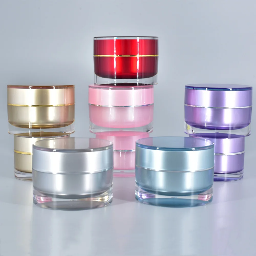 Luxury Skincare Packaging - 1 szt. Prosta okrągła butelka 10