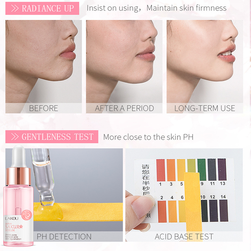 LAIKOU 17ML Japan Sakura Serum – Growth Factor Serum recenzja i cena